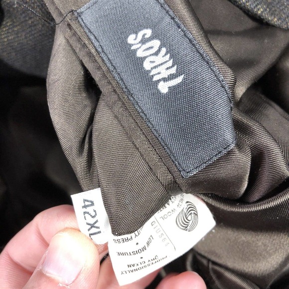 HART SCHAFFNER MARX SUIT JACKET BLAZER SPORTS COAT 42XL WOOL 3 BUTTON USA MADE - Picture 15 of 15